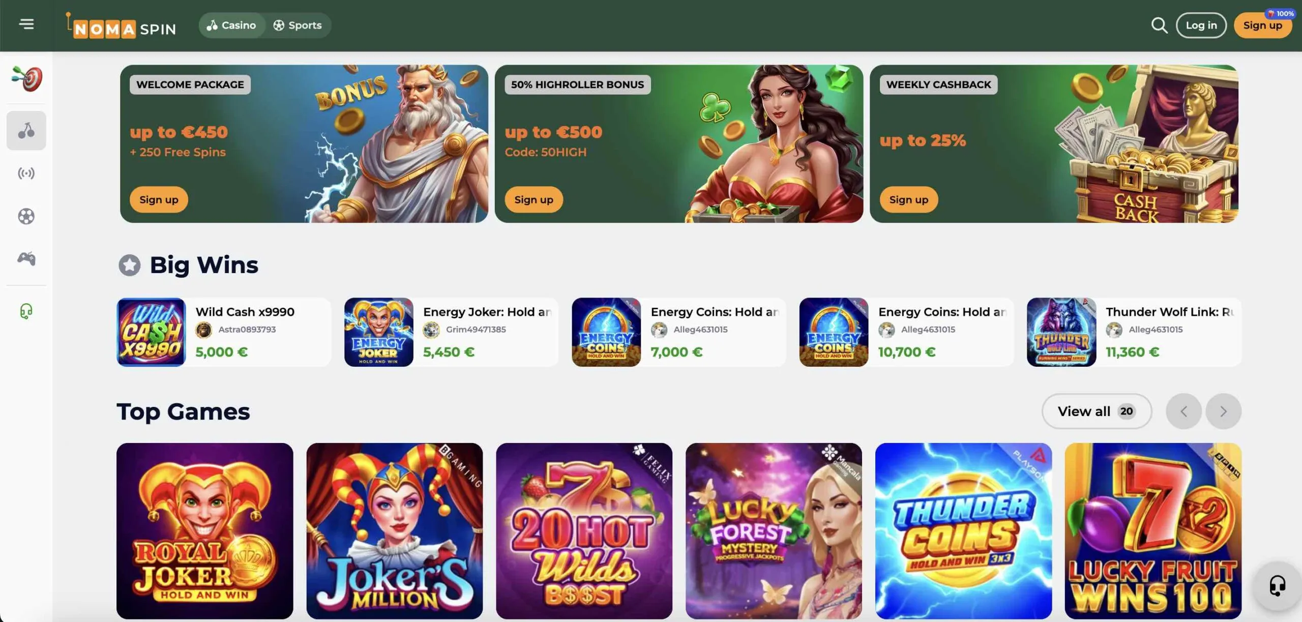 Nomaspin Nederland – Jouw Officiële Online Casino voor 2026 image 1